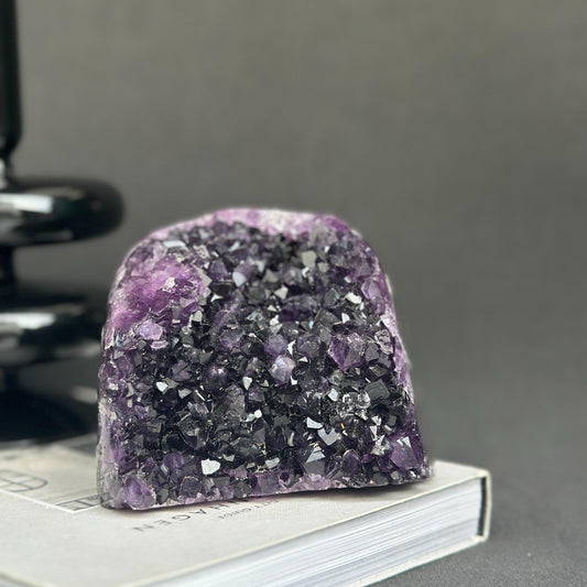 Amethyst Cave Geode with Agate formations, Huge Crystal Cluster for Collectors