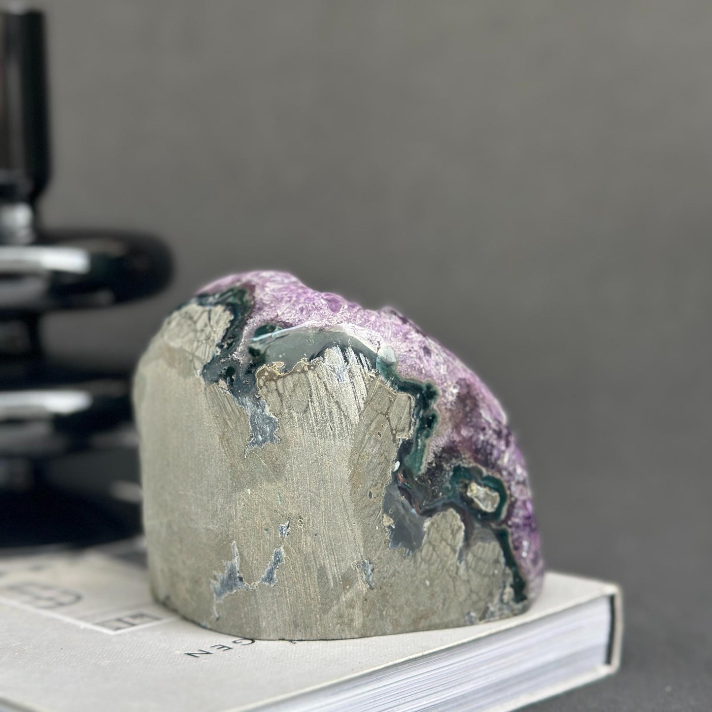 Amethyst Cave Geode with Agate formations, Huge Crystal Cluster for Collectors