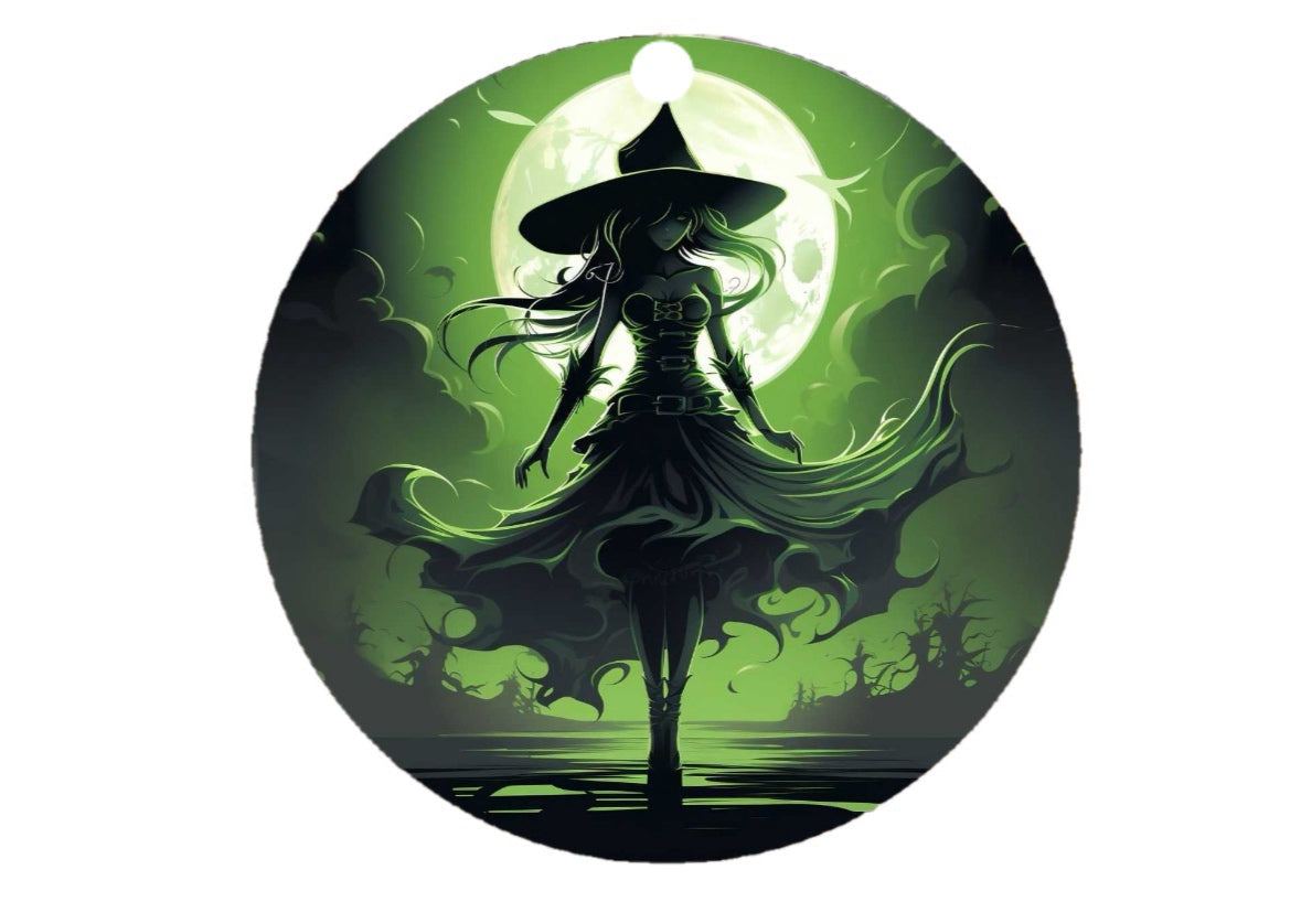 Wicked Witch Ceramic Tree Ornament