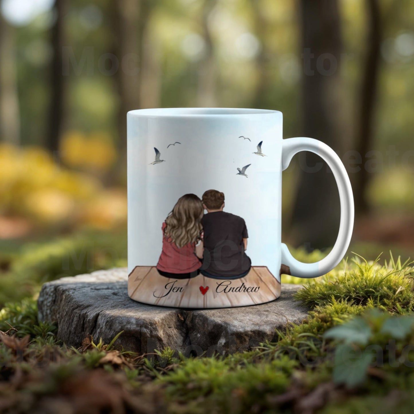 Personalized Couples Ceramic Mug
