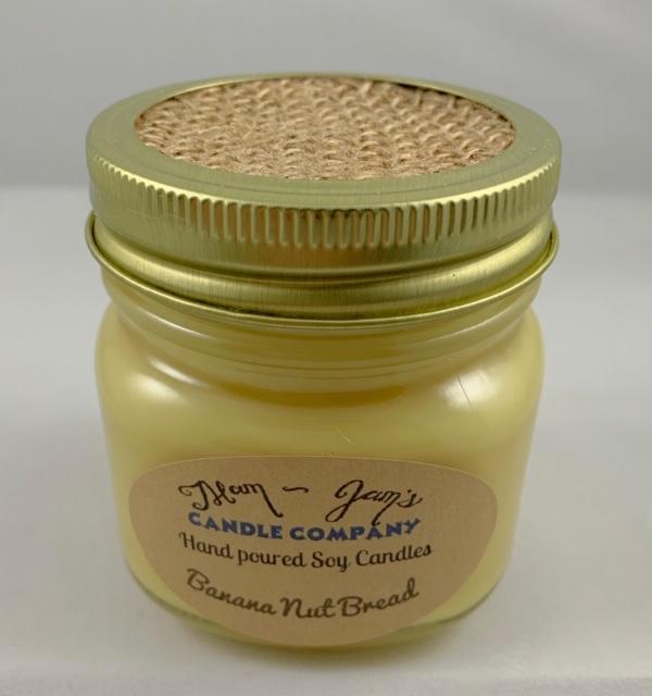 Banana Nut Bread Soy Candle – Sweet & Cozy Scent | Mam Jam’s