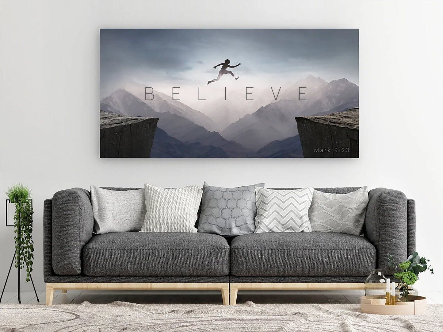 Believe - Motivational Canvas Art