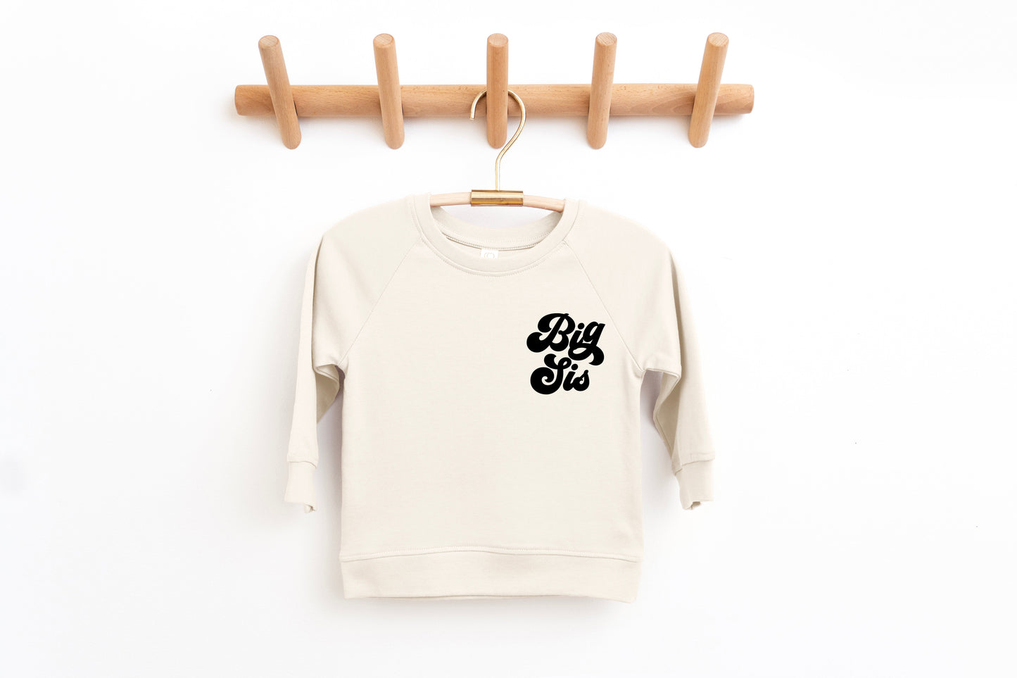 Big Sis Pocket Organic cotton Pullover (Groovy)