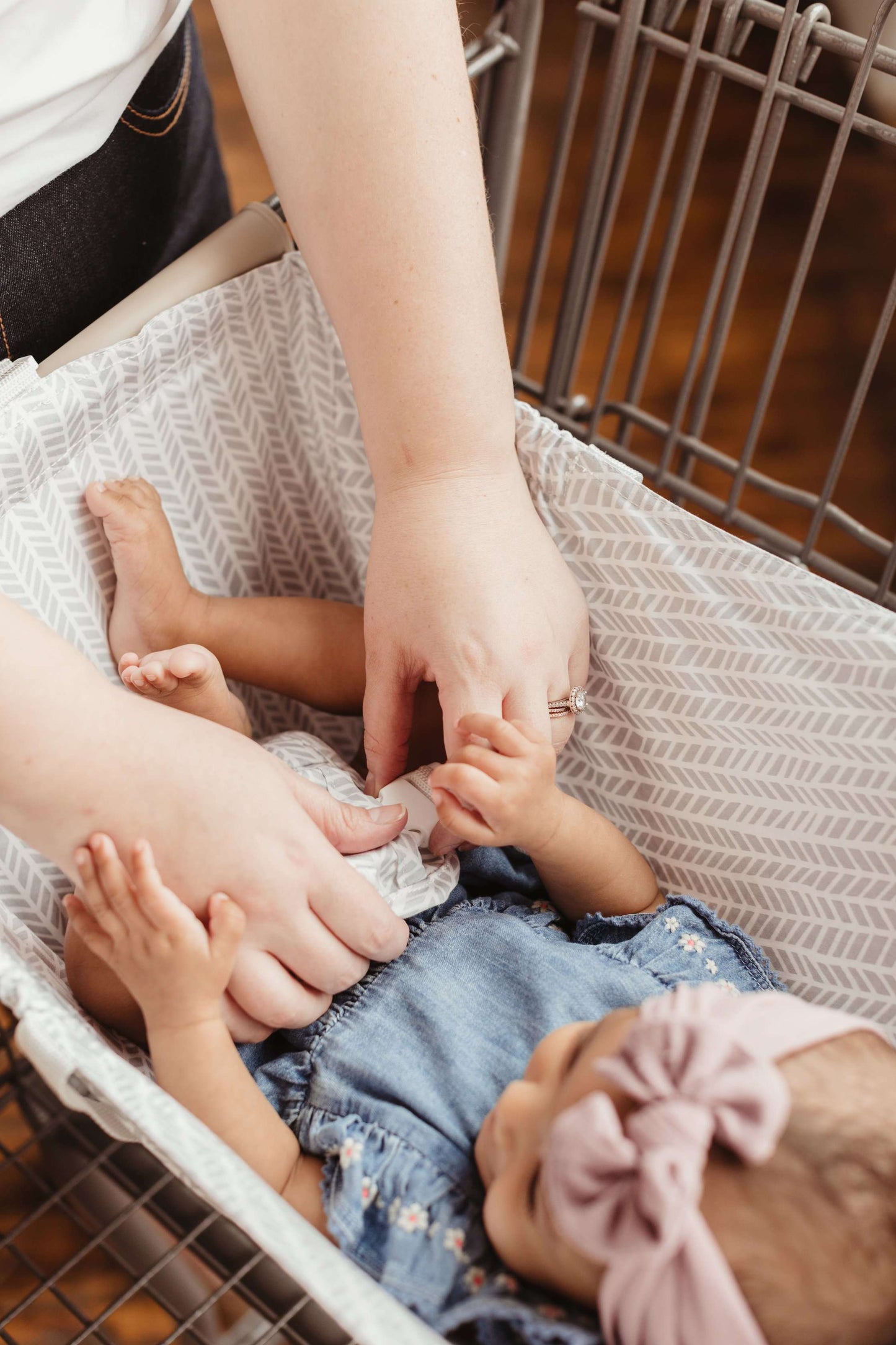 Baby Shopping Cart Hammock | Little Arrow Design