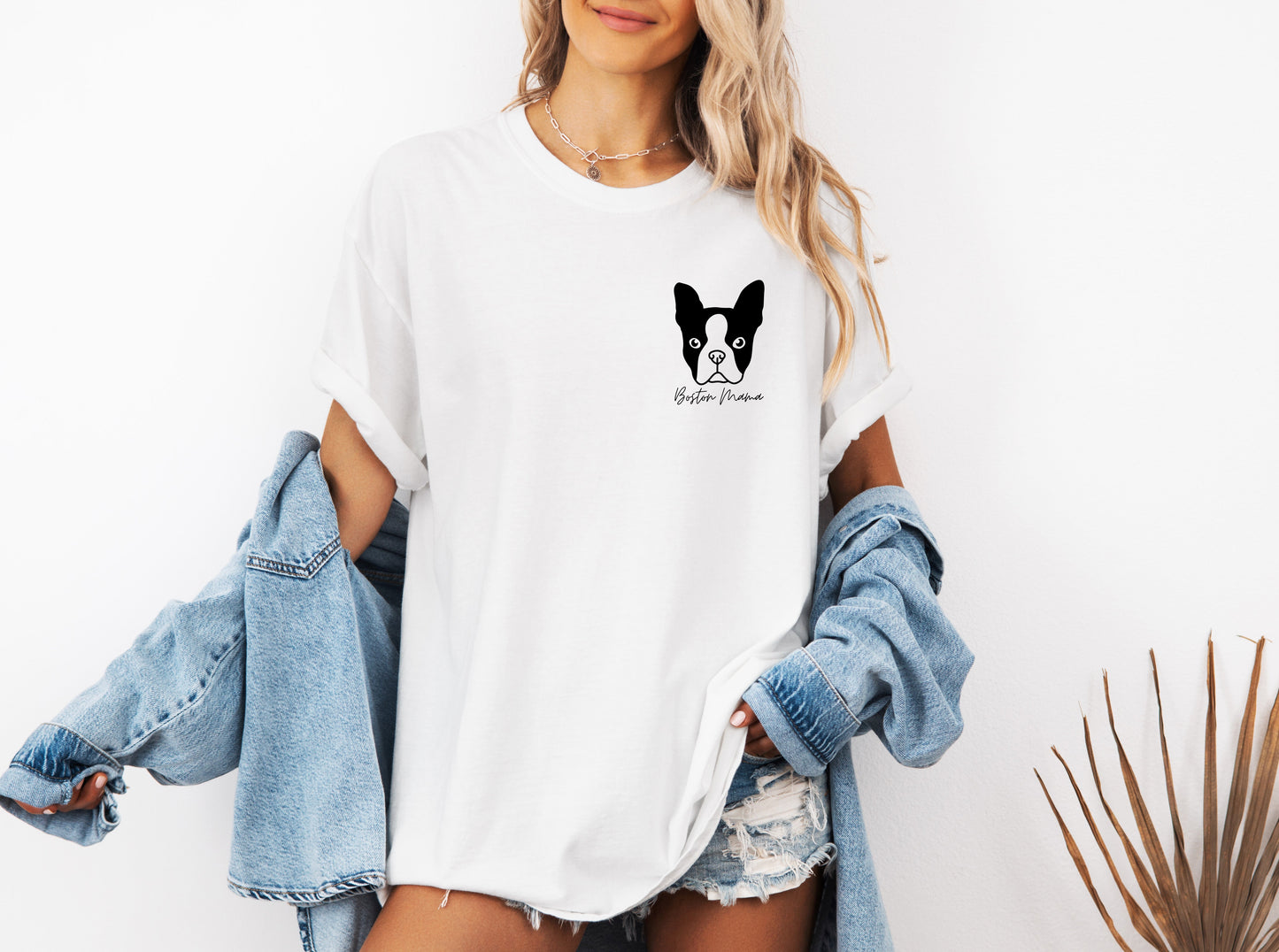 Boston Terrier Dog Mom Comfort Colors T Shirt