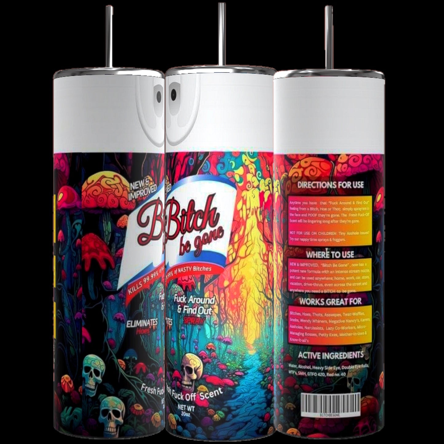 Halloween Bitch Spray 20oz Tumbler