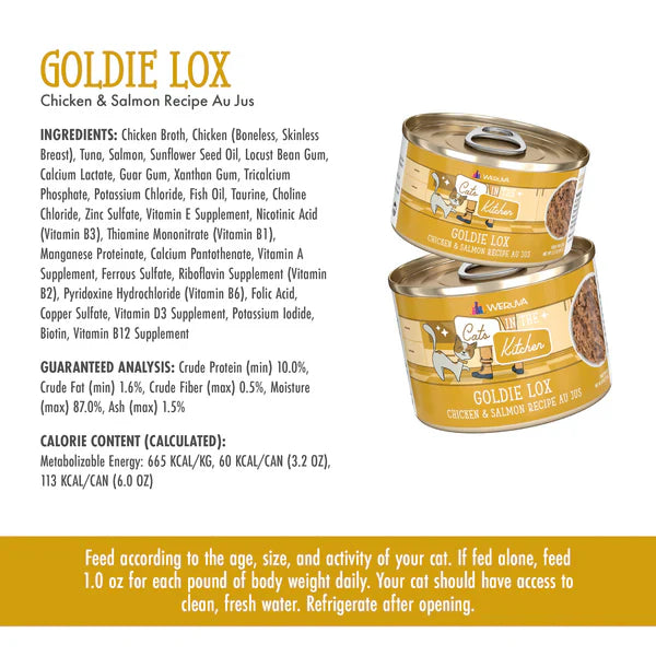 Cats in the Kitchen  Goldie Lox Chicken and Salmon Recipe Au Jus