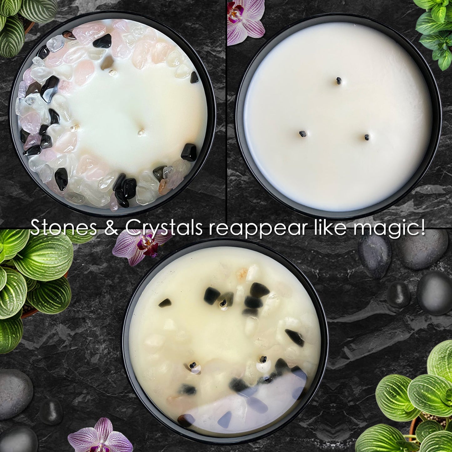 Aries Zodiac Crystal Candle, 10oz
