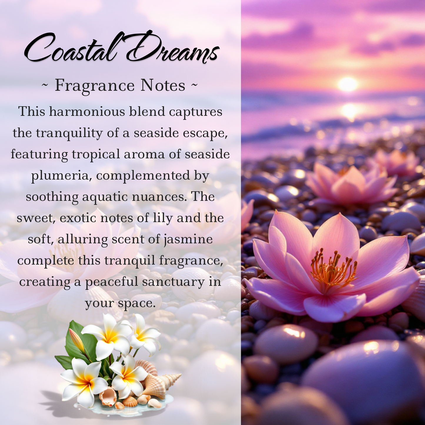 Coastal Dreams Crystal-Enhanced Oil Diffuser, Car Air Freshener, 8ml