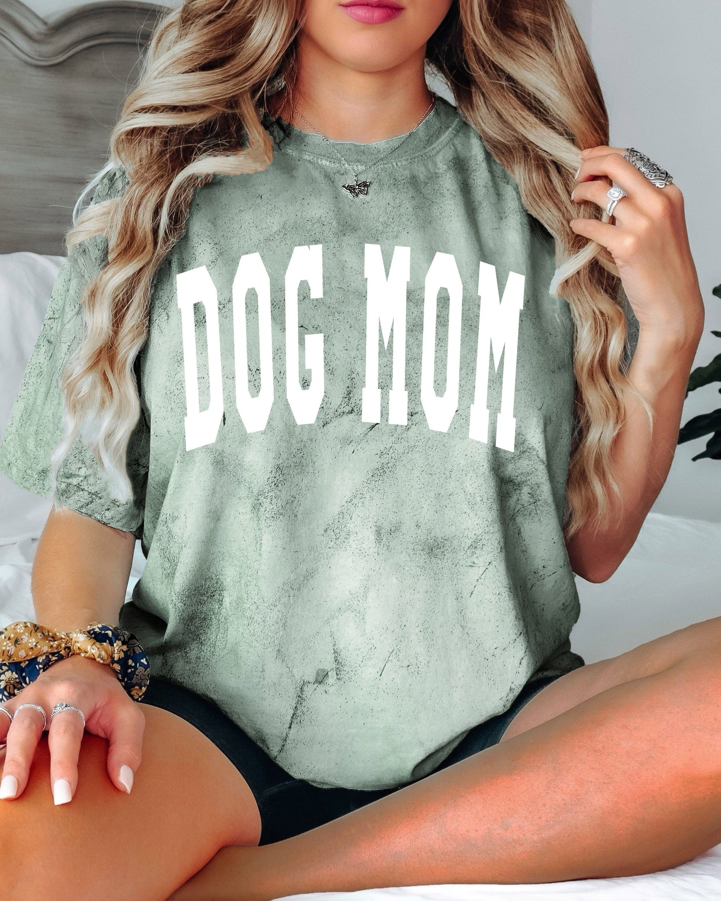 Dog Mom Comfort Colors Garment Dyed T Shirt