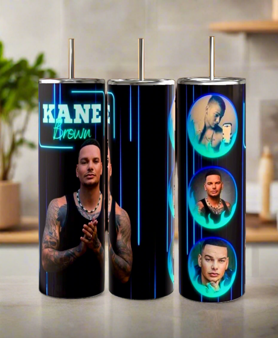 Kane Brown Neon 20oz Tumbler
