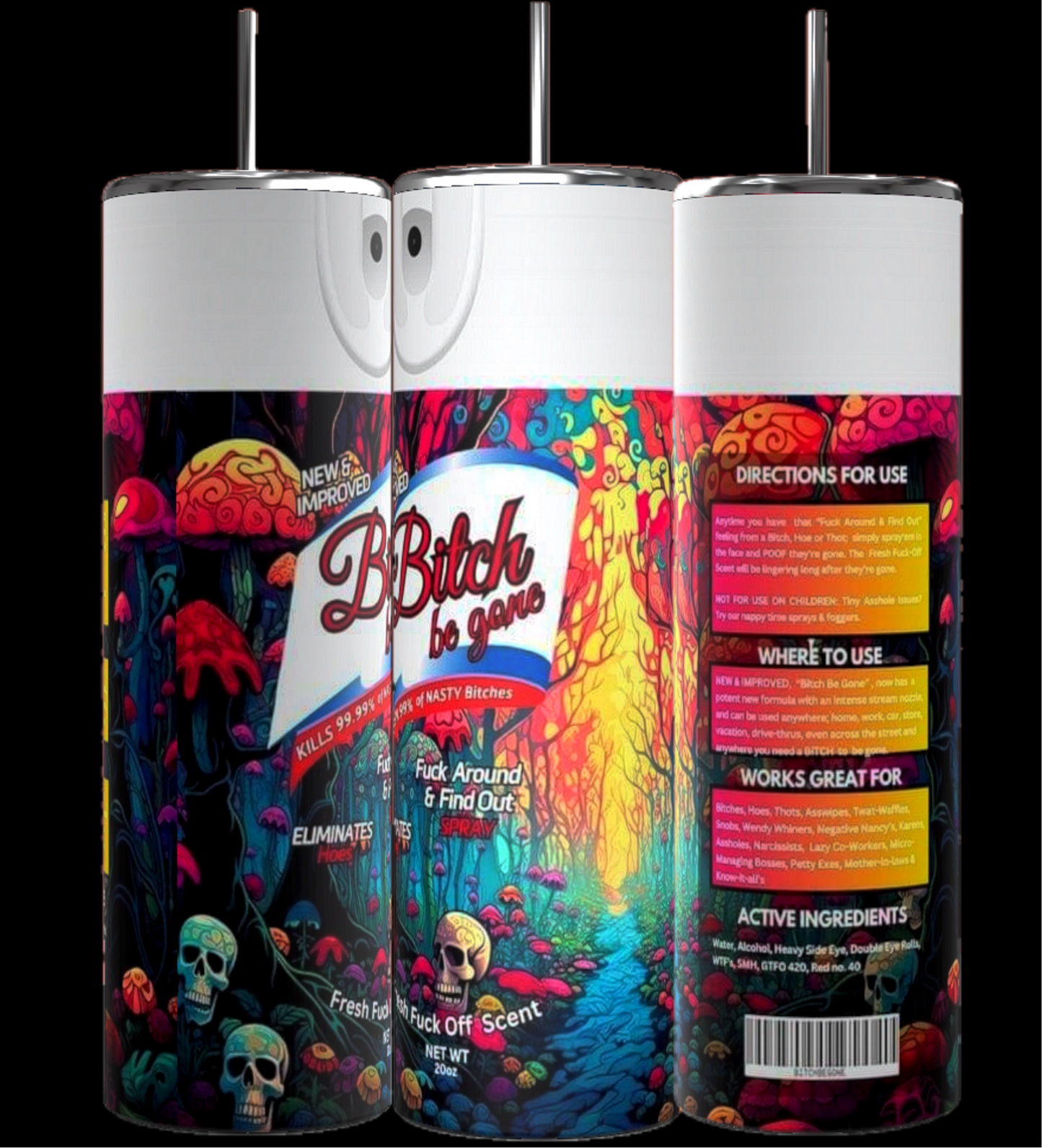 Halloween Bitch Spray 20oz Tumbler