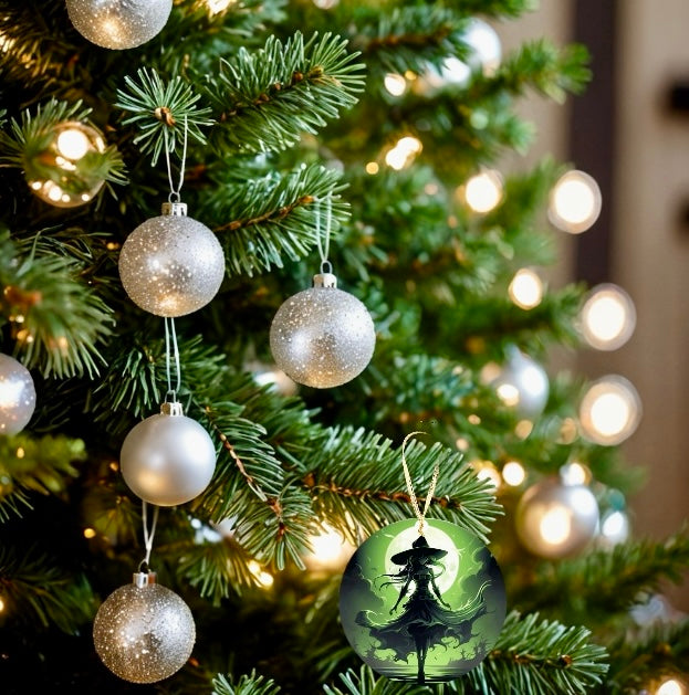 Wicked Witch Ceramic Tree Ornament
