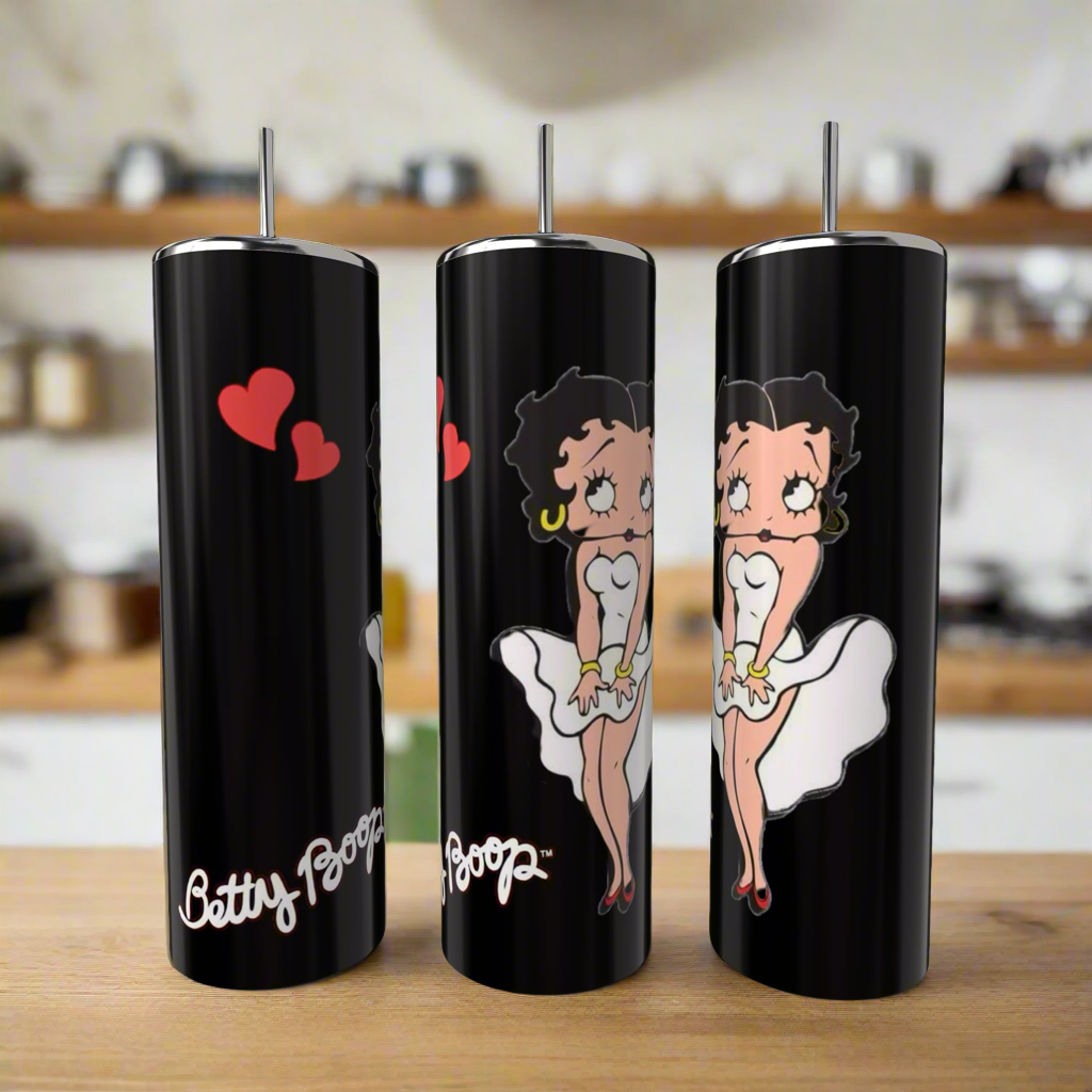 Betty B Heart 20oz Skinny Tumbler