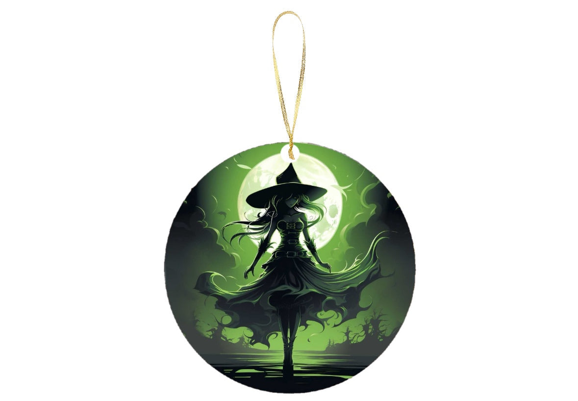 Wicked Witch Ceramic Tree Ornament