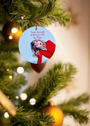 Blue Merry Swiftmas Tree Ornament