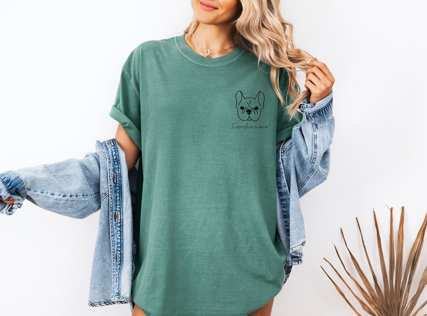 Frenchie French Bulldog Dog Mom Comfort Colors T Shirt