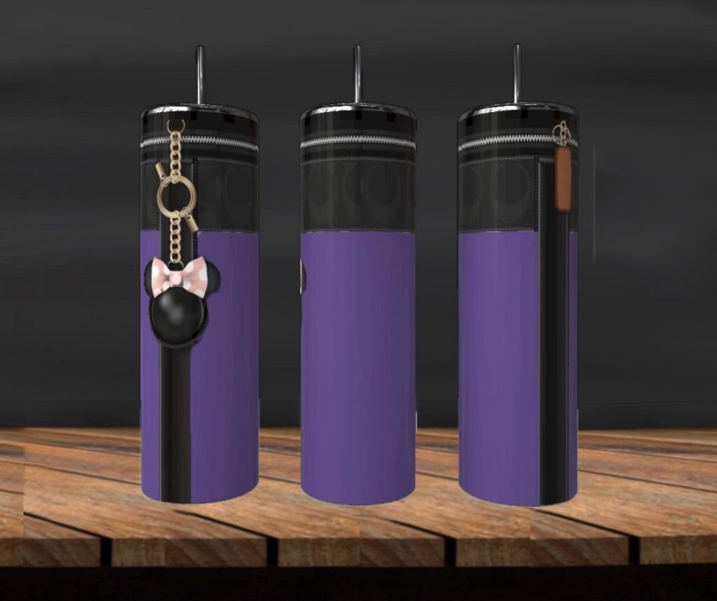 Purple Chic Modern 20oz Skinny Tumbler