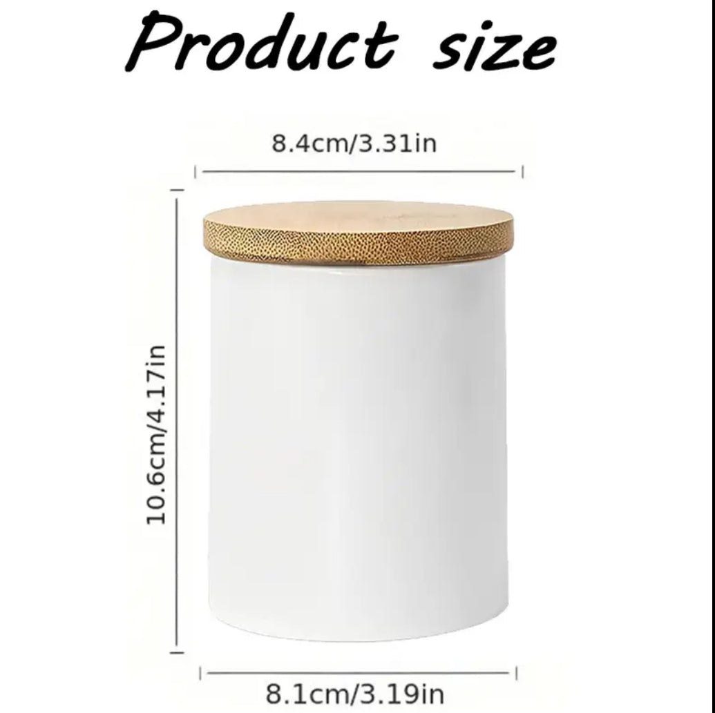 Personalized Candle: Handmade Soy Wax Candle with Wooden Lid