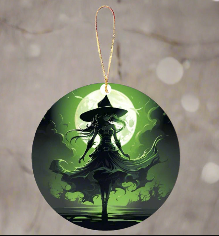 Wicked Witch Ceramic Tree Ornament