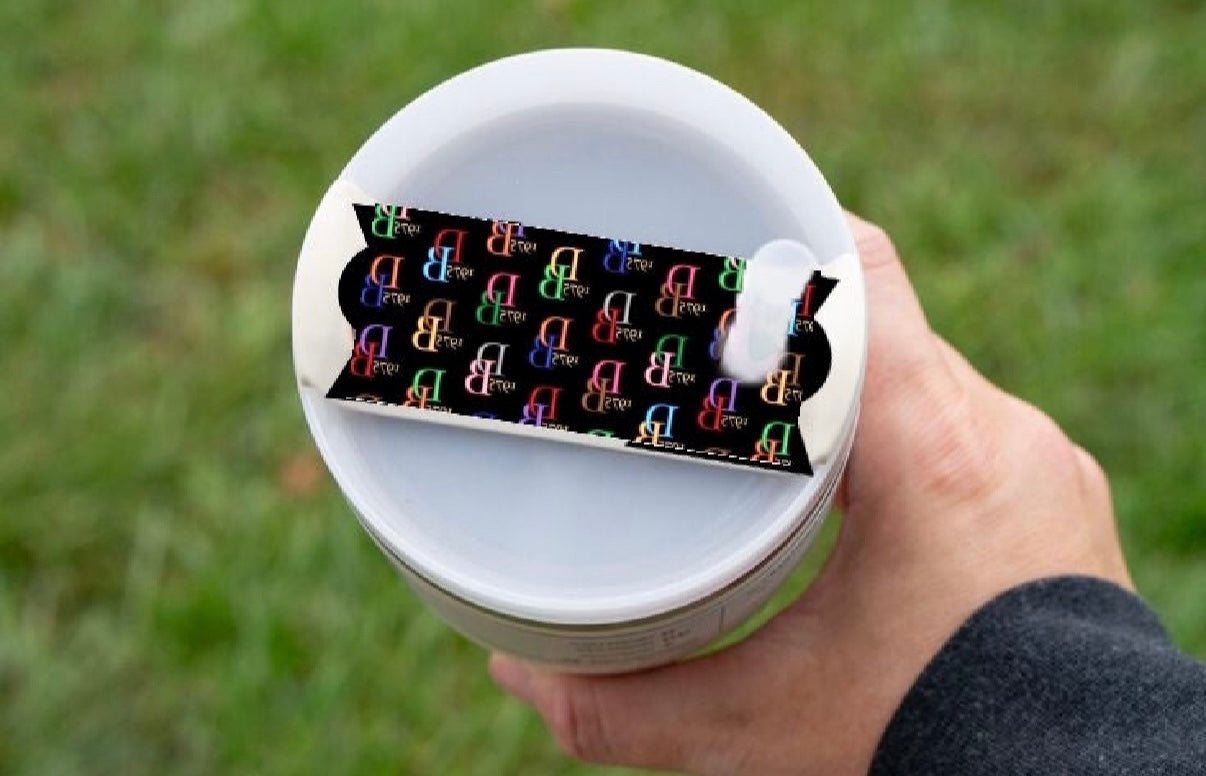 Multicolor Monogram Lid Plate/Topper