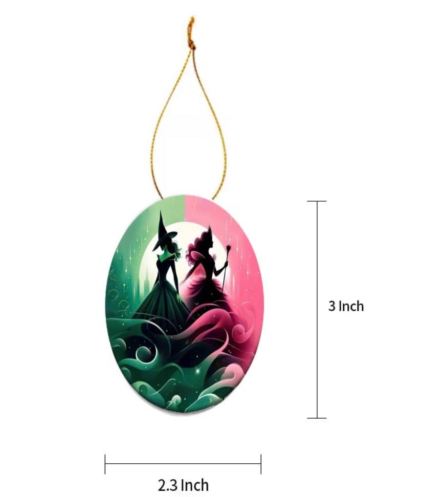 Wicked Tree Ceramic Ornament