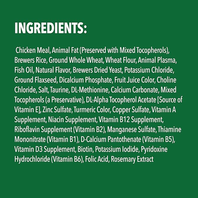 Greenies Greenies Feline Smartbites Skin & Fur Crunchy and Soft Natural Cat Treats, Chicken Flavor