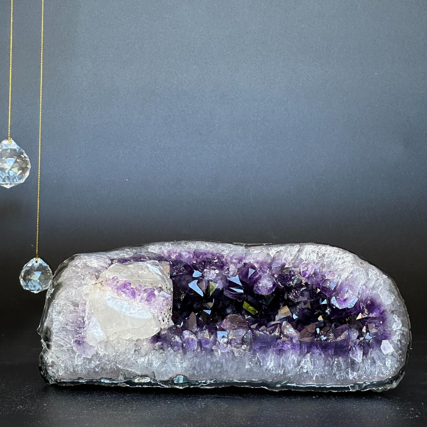Giant Purple Amethyst Geode Crystal