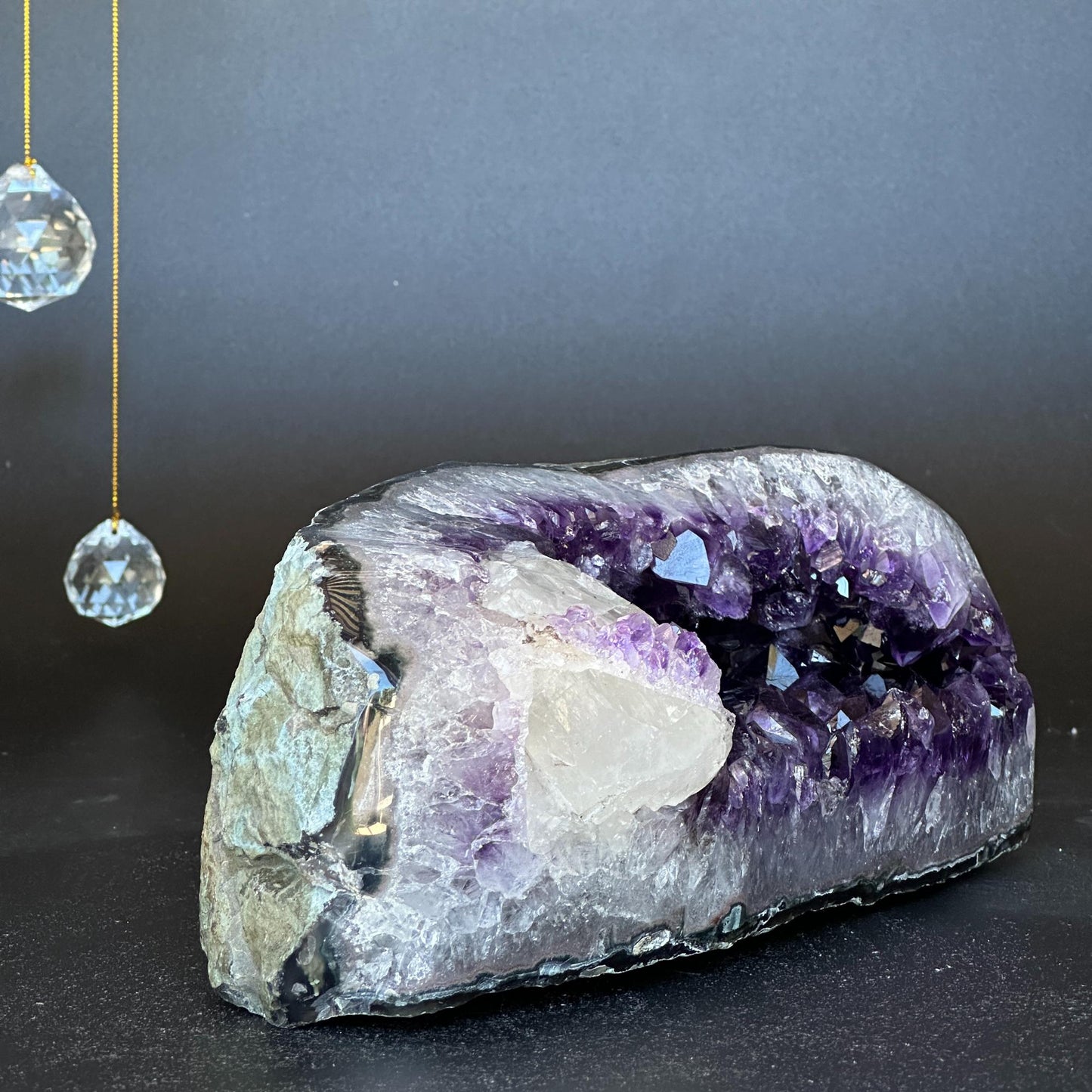 Giant Purple Amethyst Geode Crystal