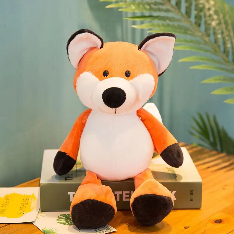 Stuffed Forest Animal Plush Toys – Lion, Tiger, Elephant & More