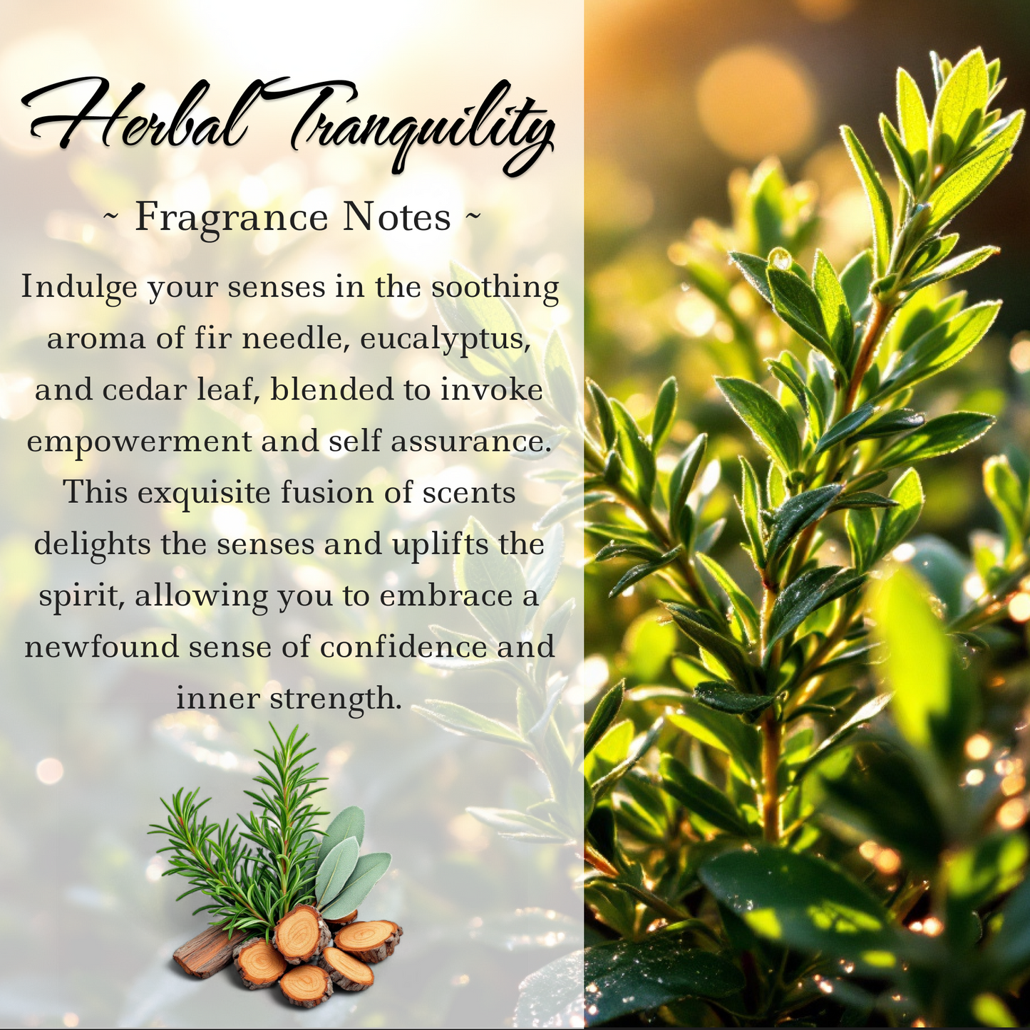 Herbal Tranquility Crystal-Enhanced Premium Coconut-Soy Wax Melts