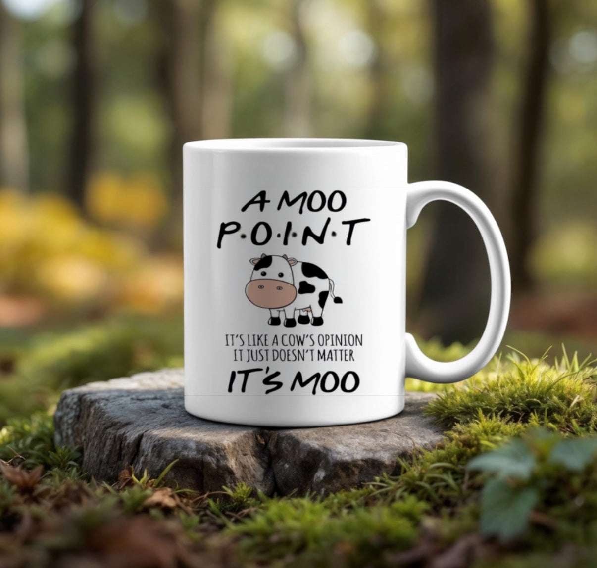 Moo Point 11oz Ceramic Mug