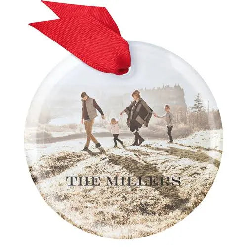 Personalized Glass Ornament