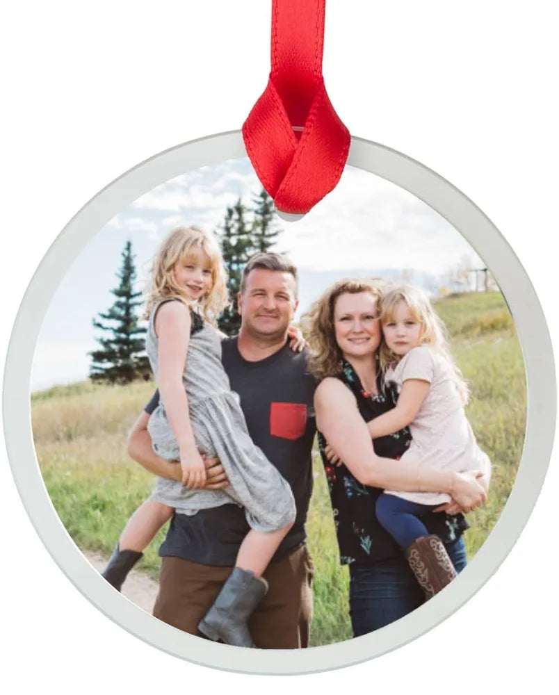 Personalized Glass Ornament