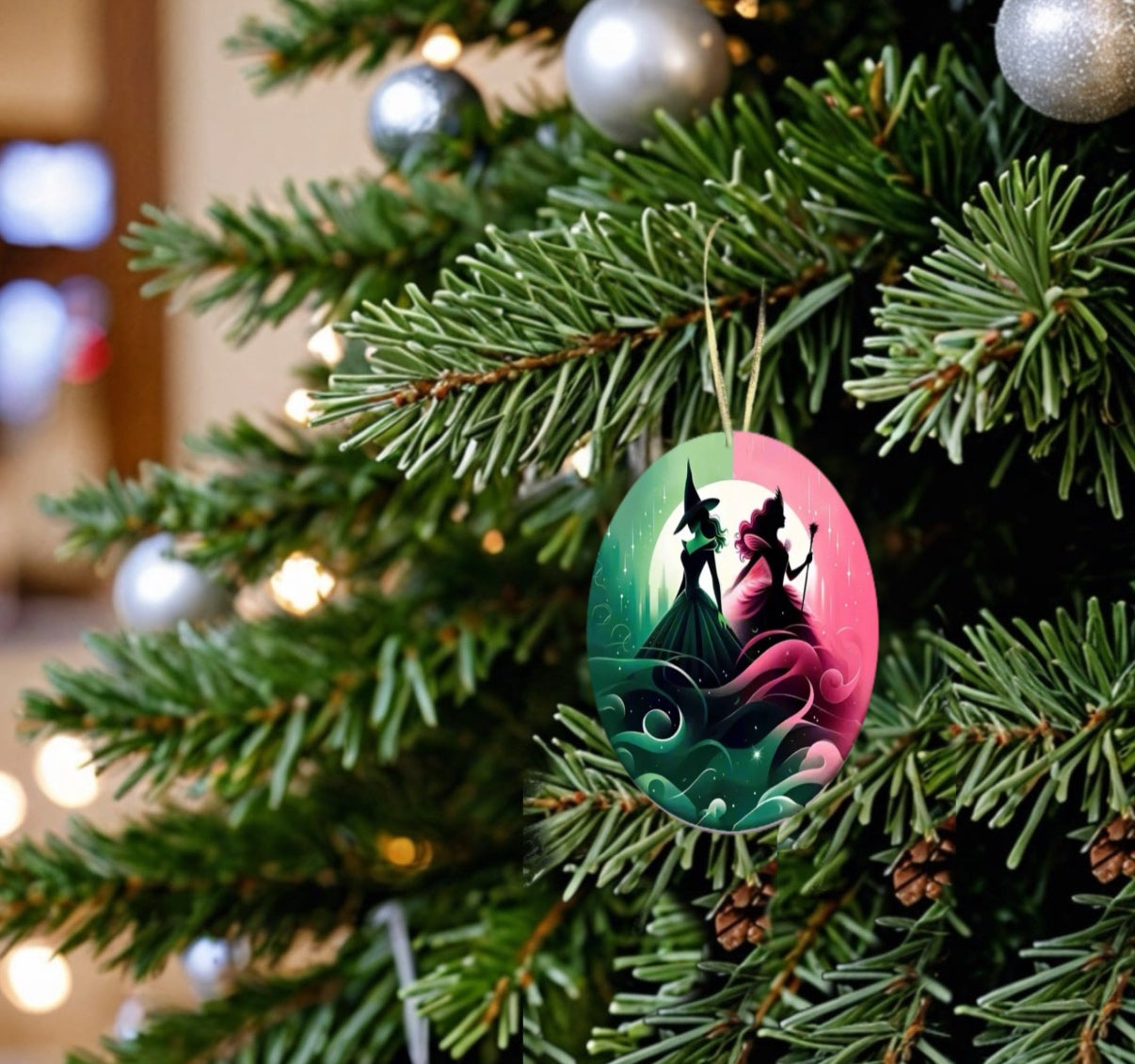 Wicked Tree Ceramic Ornament