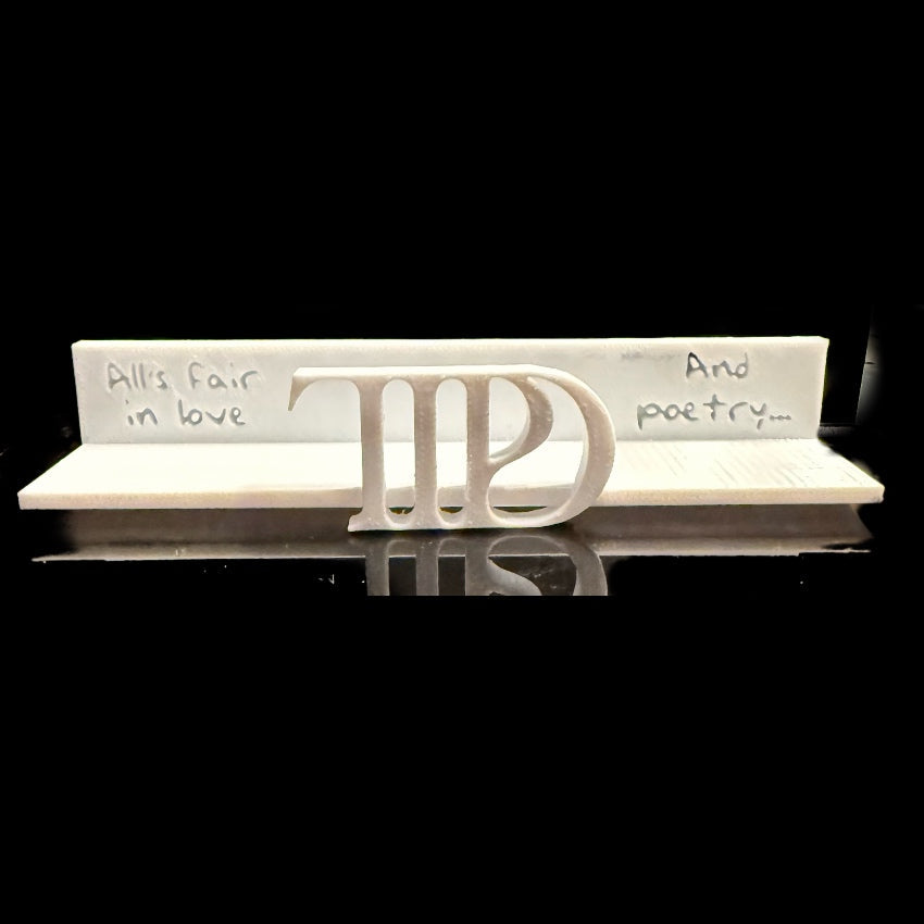 Tortured Poets Floating Album Display Shelf