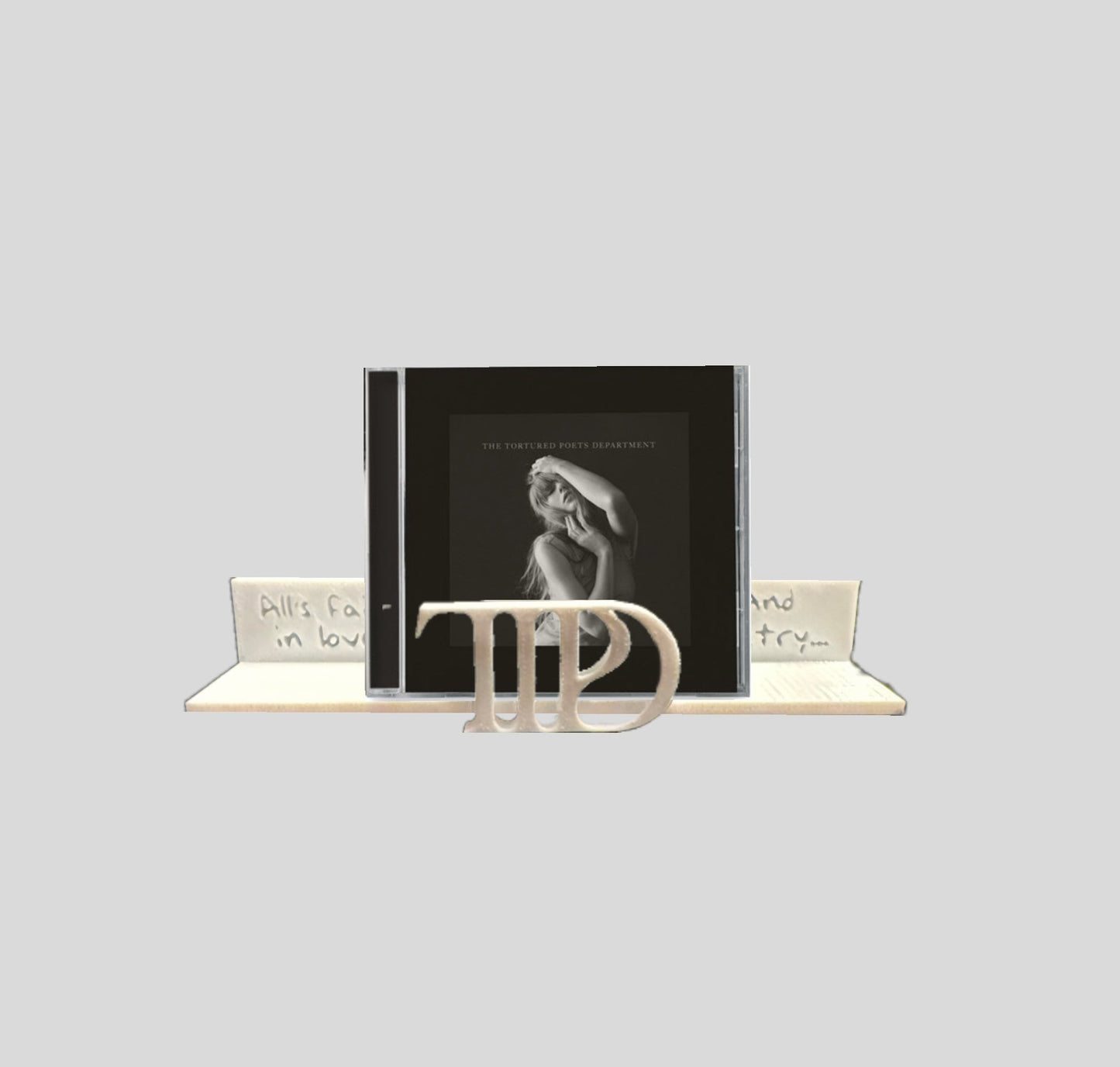 Tortured Poets Floating Album Display Shelf
