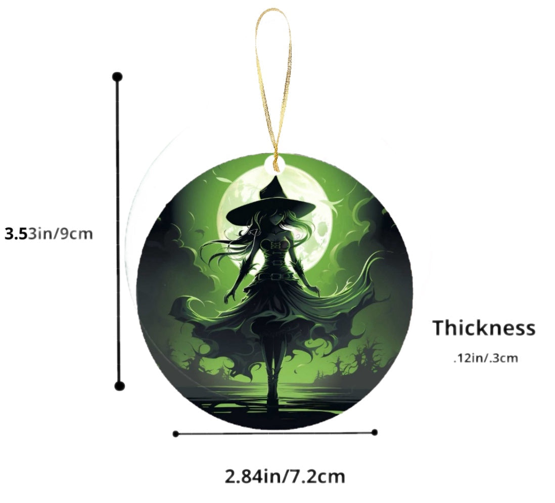 Wicked Witch Ceramic Tree Ornament