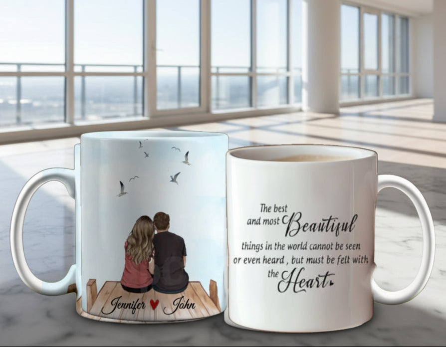 Personalized Couples Ceramic Mug