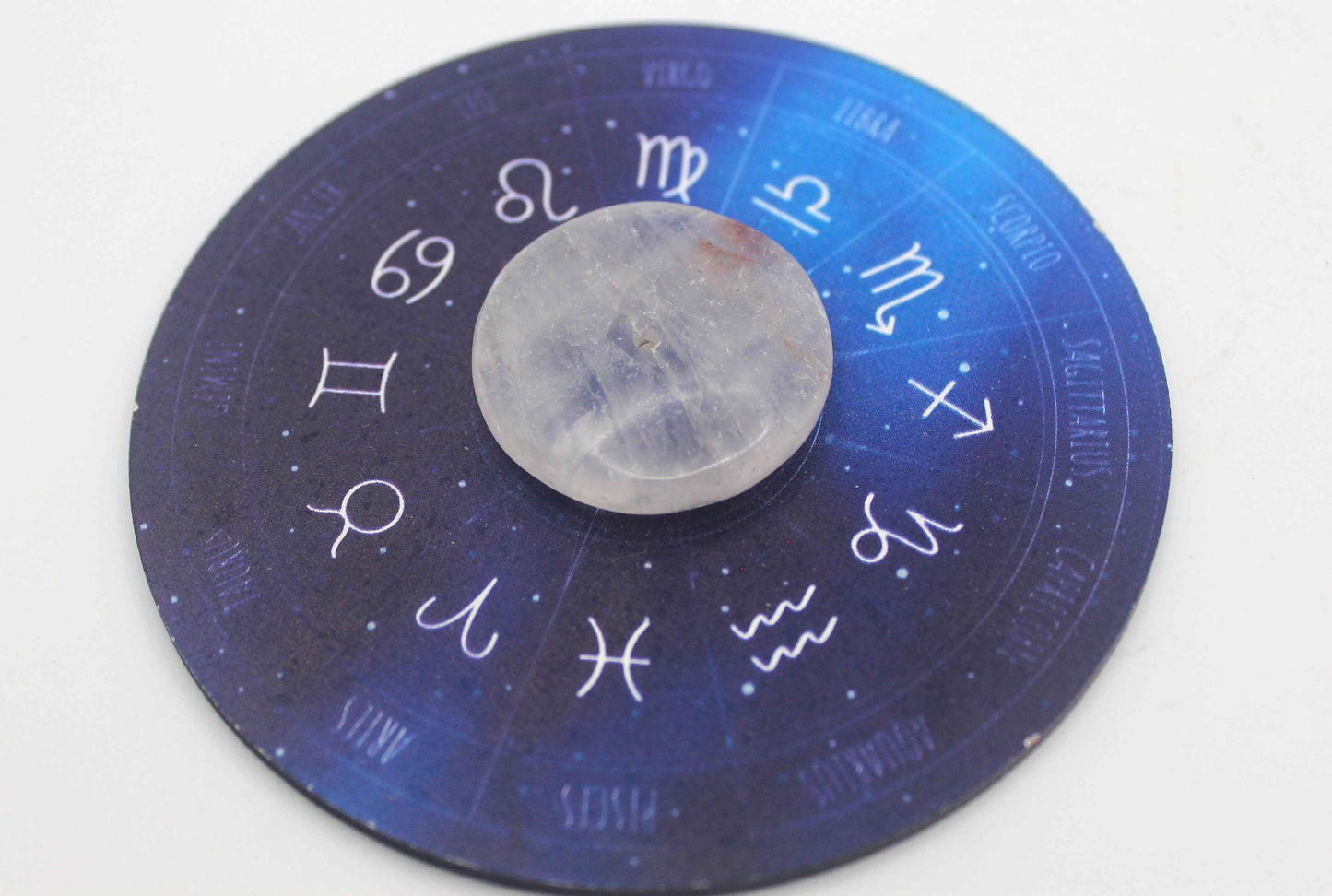 Zodiac Quartz Crystal Incense Holder