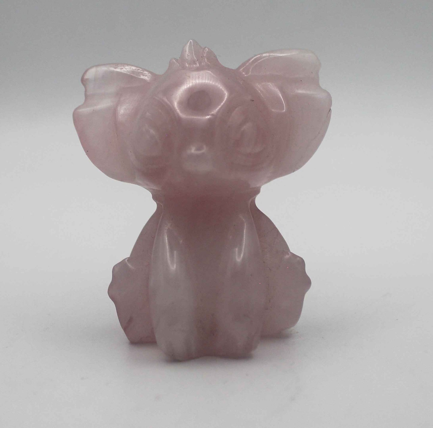 Rose Quartz Stitch Crystal Carving – Heart Healing Companion