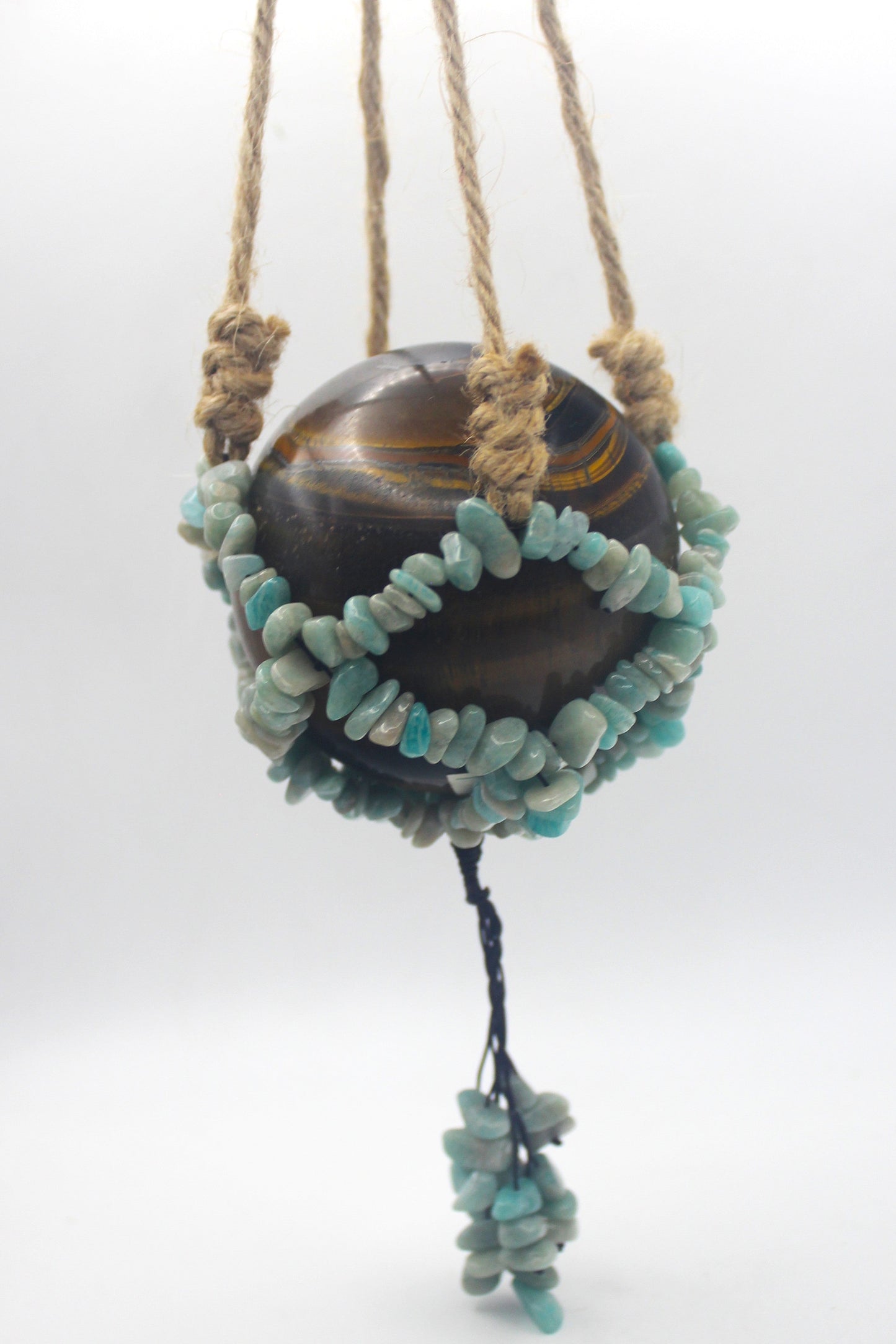 Crystal Chip Sphere Hanger