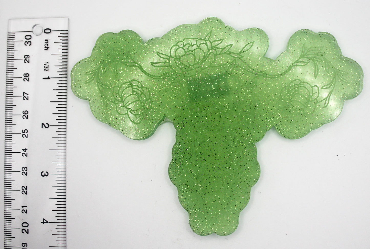 Resin Floral Feminine Power Tray