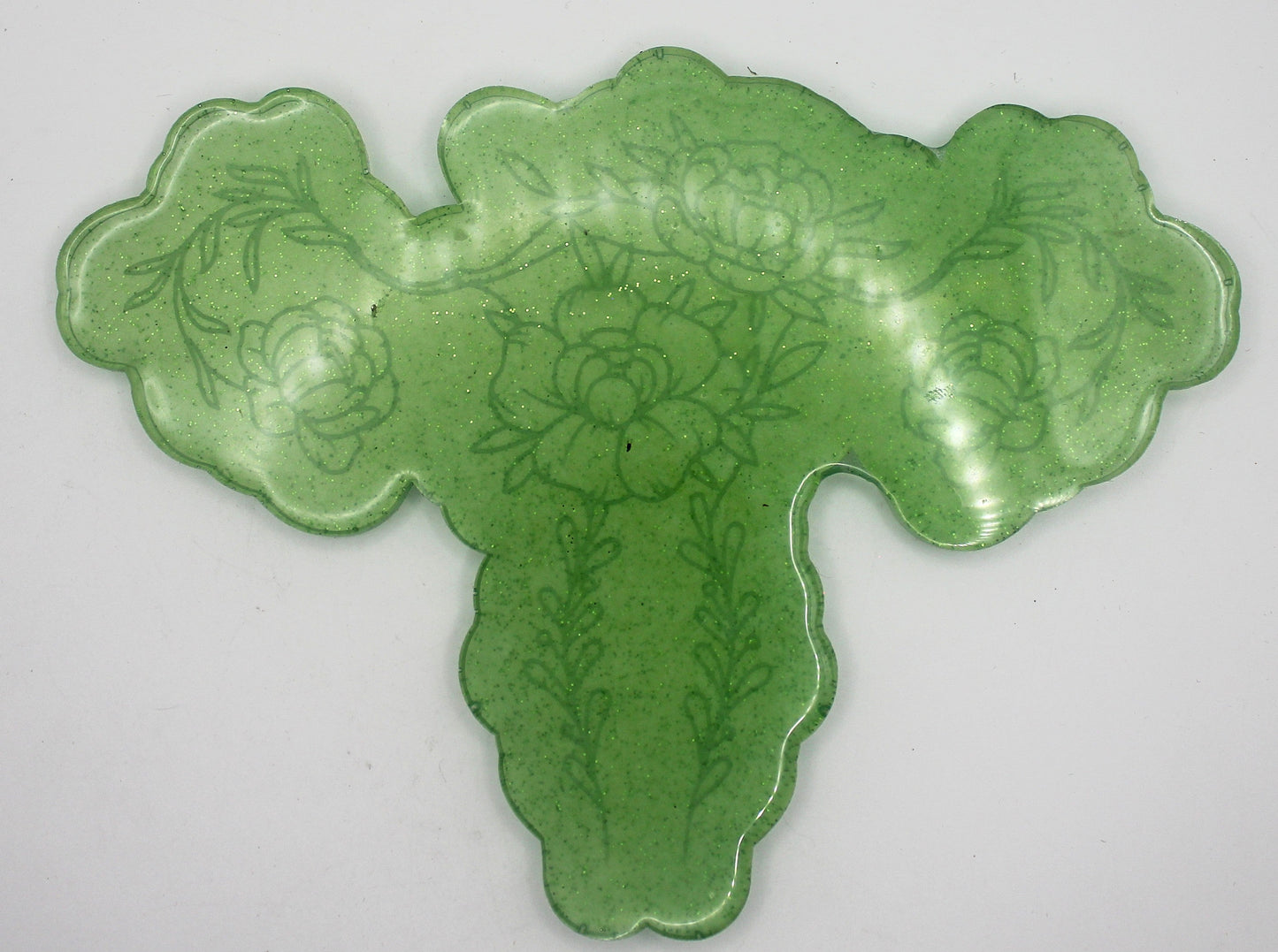 Resin Floral Feminine Power Tray