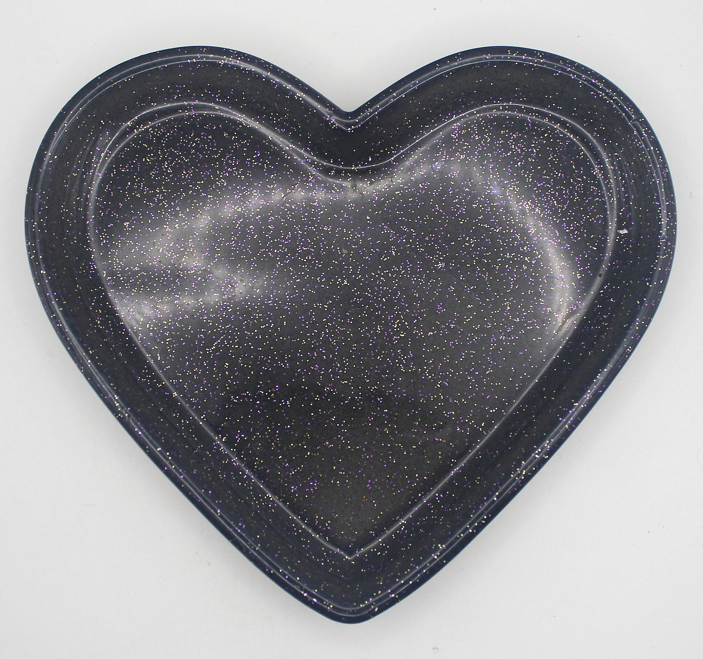 Resin Heart Trinket Tray Dish