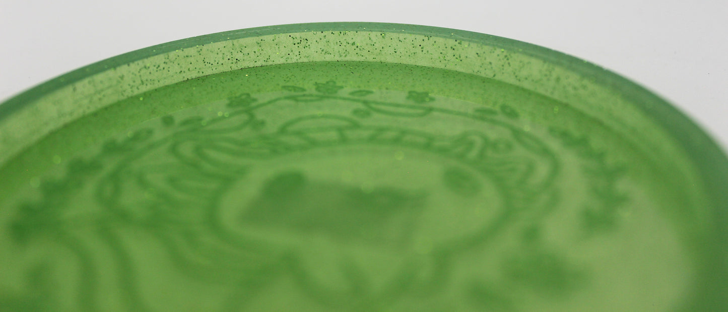 Resin Axolotl Mushroom Trinket Tray