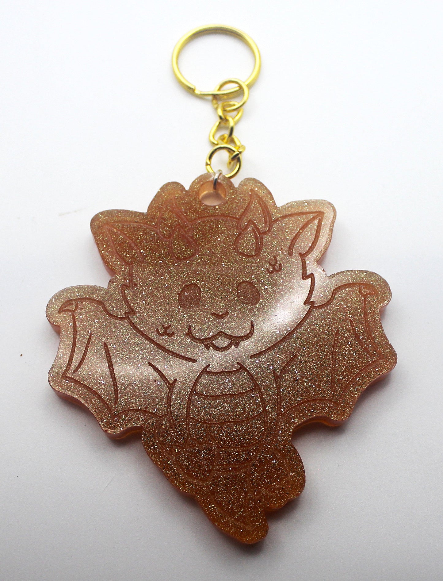 Resin Dragon Keychain