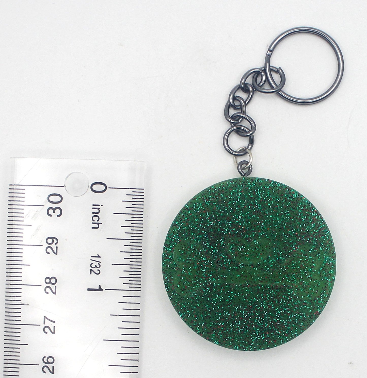 Resin Dog Bone Keychain