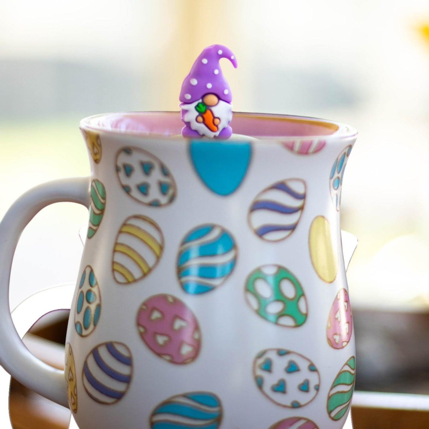 Floating Purple Spring Gnome Tea Infuser - Cute Tea Infuser for Loose Leaf Tea