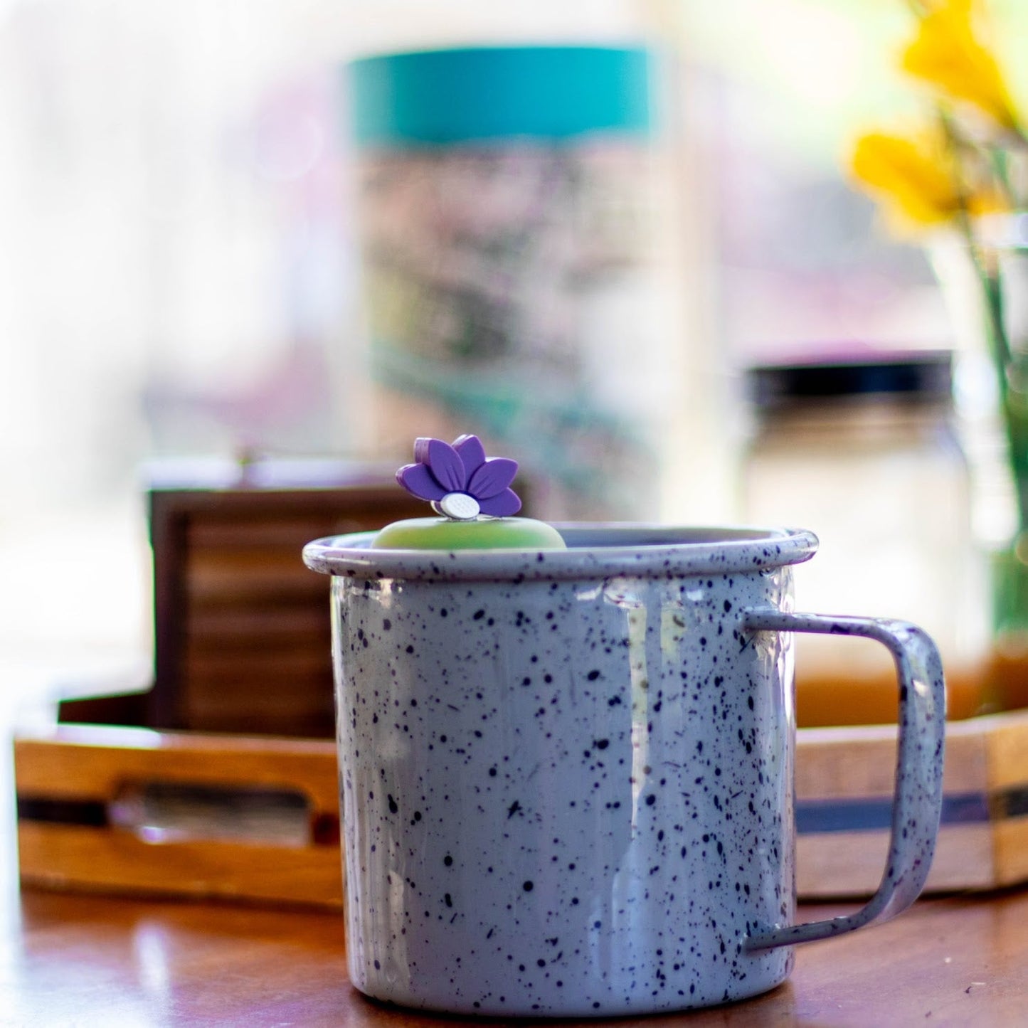 Floating Purple Lotus Tea Infuser - Cute Tea Infuser for Loose Leaf Tea